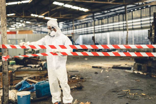 Professional Drug Lab Cleanup technician working in Horse Shoe, NC
